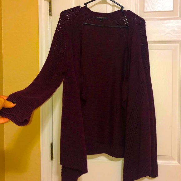 Banana Republic Maroon Cardigan - Picture 2 of 4